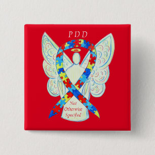 Bóton Quadrado 5.08cm PDD-NOS (Não Especificado de Outra Forma) Pin de 