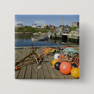 Bóton Quadrado 5.08cm Peggy's Cove, Nova Scotia, Canadá 2
