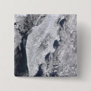 Bóton Quadrado 5.08cm Península de Kamchatka, Rússia Oriental 2