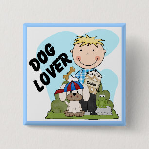 Bóton Quadrado 5.08cm Persiga camisas e presentes louros do menino T do