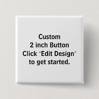 Bóton Quadrado 5.08cm Personalizado 3.5" x 2.5" Quadrado Pin/