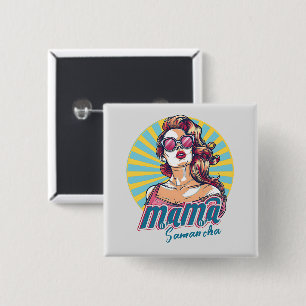 Bóton Quadrado 5.08cm Personalizado Retro Mama Pop Art (9)