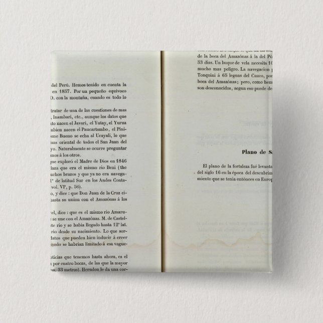 Bóton Quadrado 5.08cm Peru 19 (Frente)