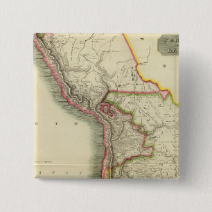 Bóton Quadrado 5.08cm Peru, Chile, La Plata 2
