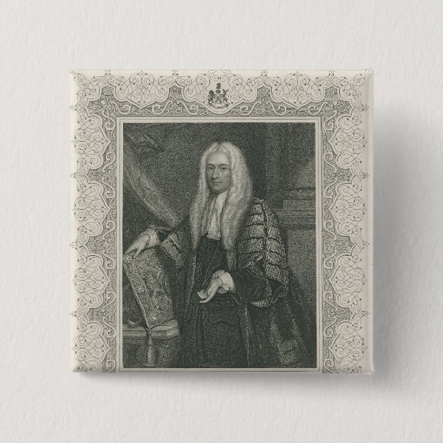 Bóton Quadrado 5.08cm Philip Yorke (Frente)