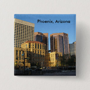 Bóton Quadrado 5.08cm Phoenix, Centro Arizona