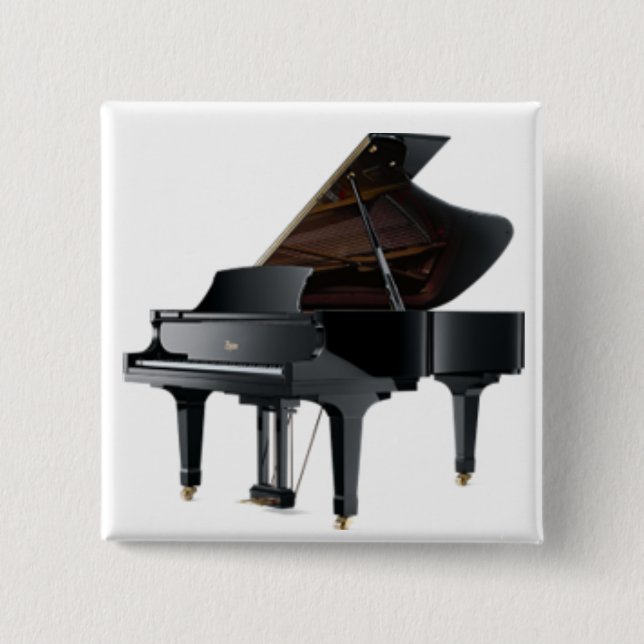 Bóton Quadrado 5.08cm piano (Frente)