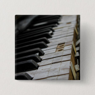 Bóton Quadrado 5.08cm Piano legal