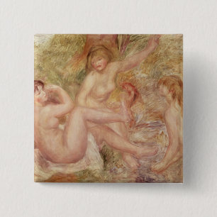 Bóton Quadrado 5.08cm Pierre um estudo de Renoir para os grandes