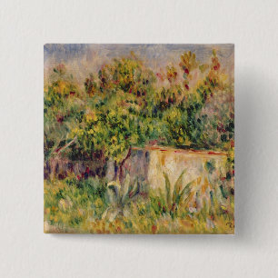 Bóton Quadrado 5.08cm Pierre uma cabine de Renoir em um esclarecimento