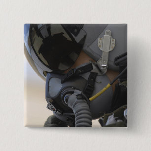 Bóton Quadrado 5.08cm Piloto senta-se em seu Thunderbolt II A-10