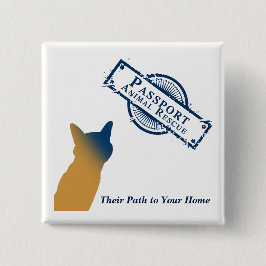 Bóton Quadrado 5.08cm Pin básico da PARIDADE