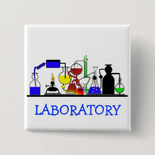 BÓTON QUADRADO 5.08CM PIN DAS TAÇAS DO LABORATÓRIO