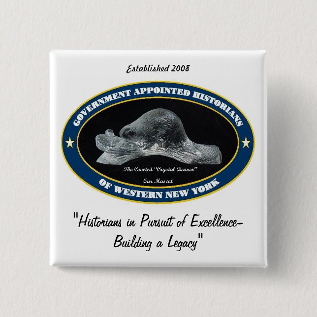 Bóton Quadrado 5.08cm PIN de GAHWNY (quadrado somente) (Frente)