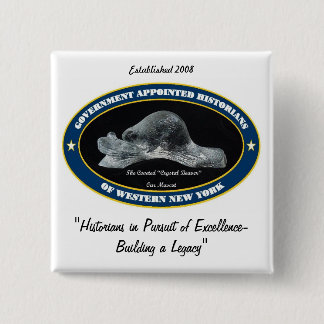 Bóton Quadrado 5.08cm PIN de GAHWNY (quadrado somente)