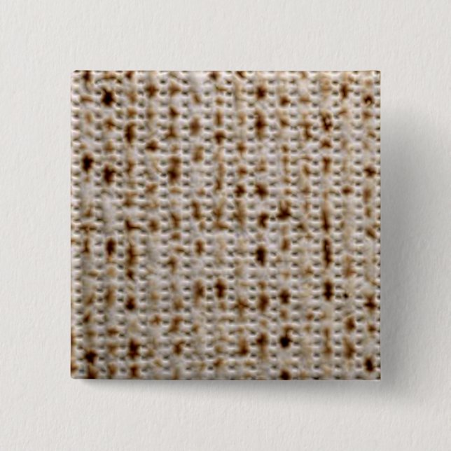 Bóton Quadrado 5.08cm Pin Quadrado Matzo (Frente)