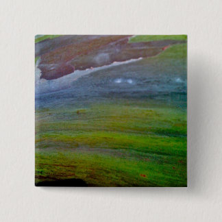 Bóton Quadrado 5.08cm Pin verde lindo do botão da proposta do latido de