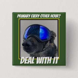 Bóton Quadrado 5.08cm Pino do botão do ponto de verificação K9