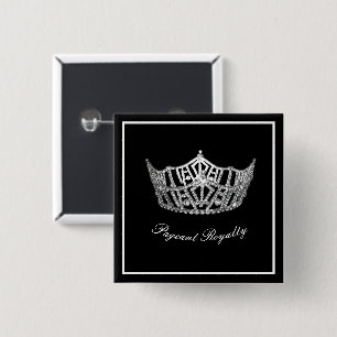 Bóton Quadrado 5.08cm Pino do Botão Pageant