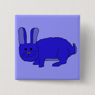 Bóton Quadrado 5.08cm Pino do Bunny Indigo