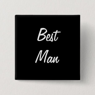 Bóton Quadrado 5.08cm Pino do melhor homem