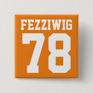 Bóton Quadrado 5.08cm Pino Quadrado do Número e Nome do Atleta Personali