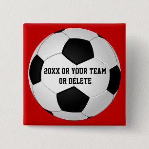 Bóton Quadrado 5.08cm PINOS baratos personalizados do botão dos