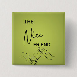 Bóton Quadrado 5.08cm Pinos do melhor amigo