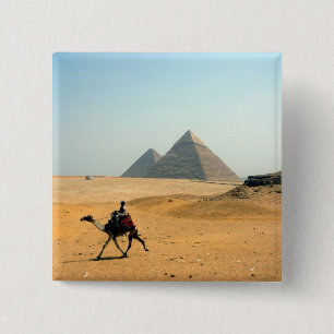 Bóton Quadrado 5.08cm pirâmide do camelo