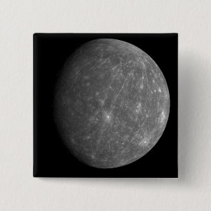 Bóton Quadrado 5.08cm Planeta Mercury