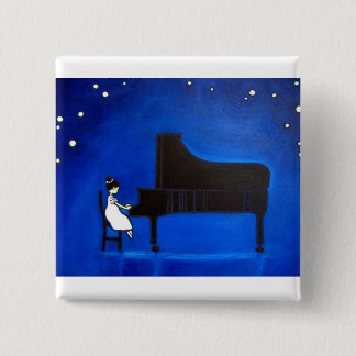 Bóton Quadrado 5.08cm Pockets o cheio do amor - o botão do momento