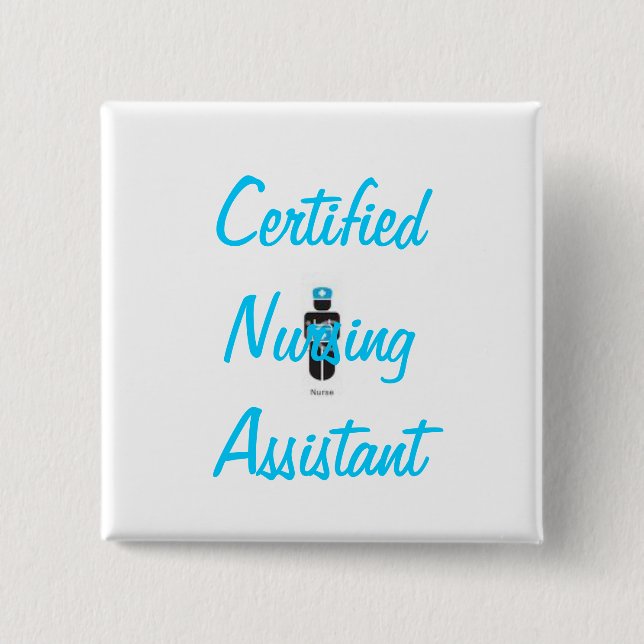 Bóton Quadrado 5.08cm PODE abotoar-se (Frente)