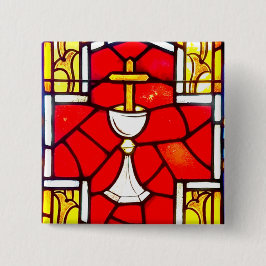 Bóton Quadrado 5.08cm Poder no Sangue