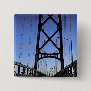 Bóton Quadrado 5.08cm Ponte Angus L Macdonald, Halifax, Nova
