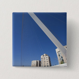 Bóton Quadrado 5.08cm Ponte das Cordas de Jerusalém