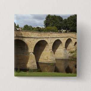 Bóton Quadrado 5.08cm Ponte Histórica de Richmond (a mais antiga da Aust
