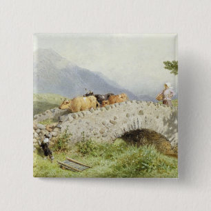 Bóton Quadrado 5.08cm Ponte perto de Dalmally (w/c)