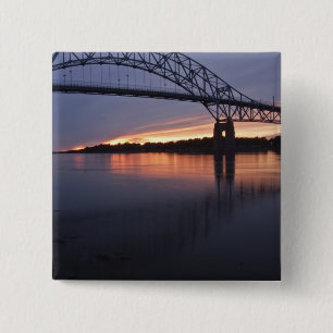 Bóton Quadrado 5.08cm Ponte Sagamore sobre o canal de Cape Cod, 2