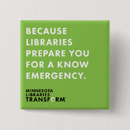 Bóton Quadrado 5.08cm Porque saiba verde abotoe