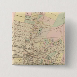Bóton Quadrado 5.08cm Port Chester, Nova York 2