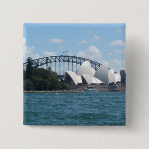 Bóton Quadrado 5.08cm porto de sydney