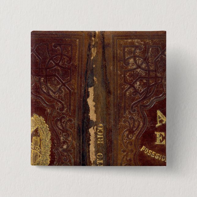 Bóton Quadrado 5.08cm Porto Rico (Frente)