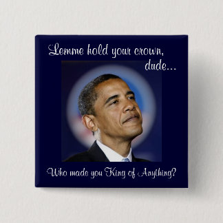 Bóton Quadrado 5.08cm Posse de Lemme sua coroa, gajo…