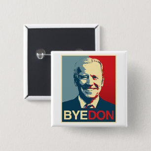Bóton Quadrado 5.08cm Poster de Propaganda - BYE DON