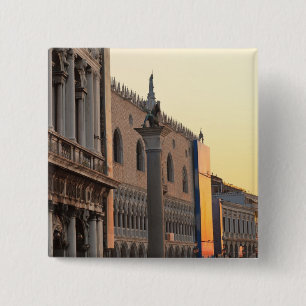 Bóton Quadrado 5.08cm Praça de São Marcos, Veneza