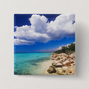 Bóton Quadrado 5.08cm Praias, Barahona, República Dominicana, 2