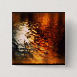 Bóton Quadrado 5.08cm Prata e ouro