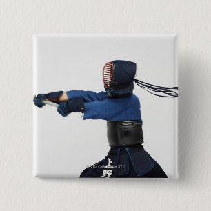 Bóton Quadrado 5.08cm Praticar do esgrimista de Kendo