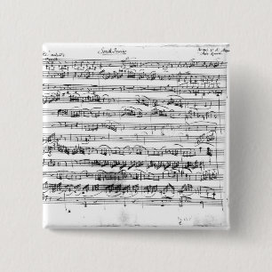 Bóton Quadrado 5.08cm Premier de Sonate para o violino e o cravo