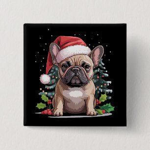 Bóton Quadrado 5.08cm Presente Amante de Bulldog Francês Mãe de Cachorro